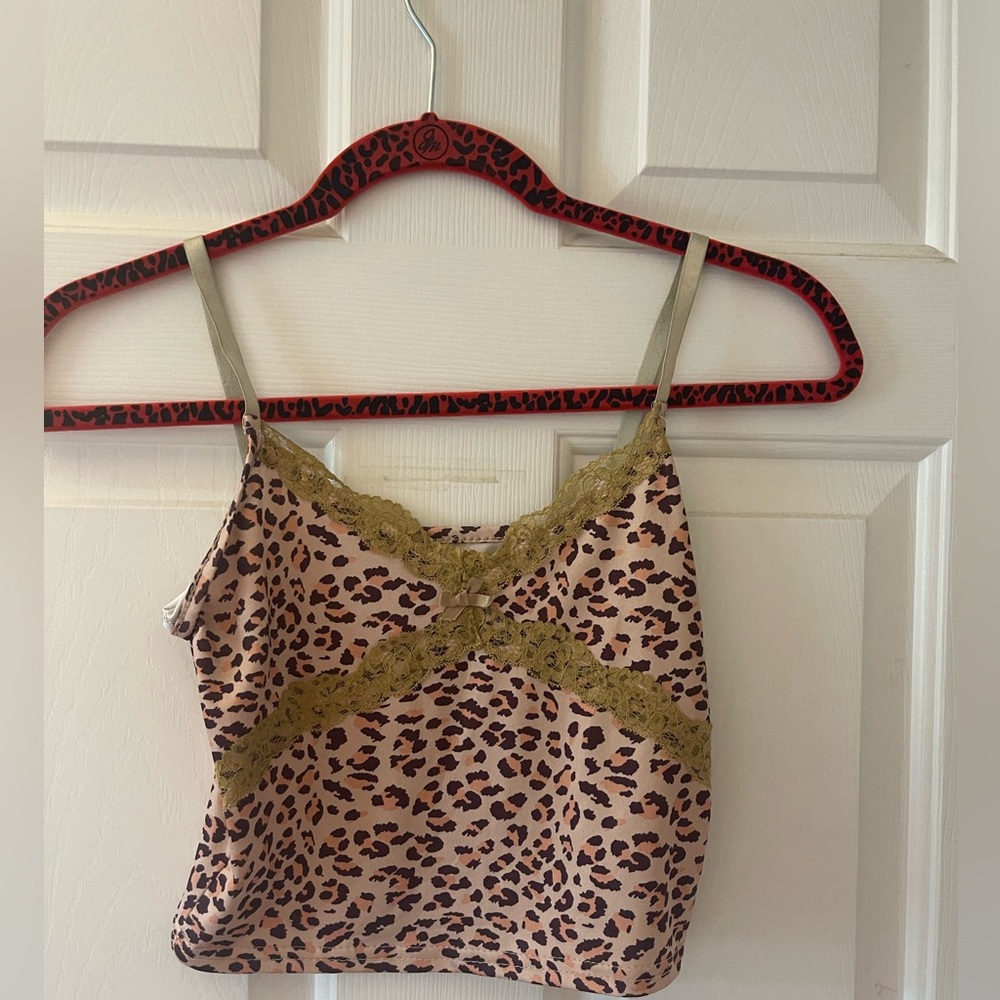 cheetah print tank top